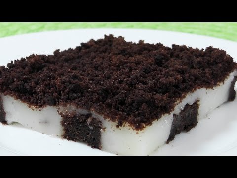Шоколадное пирожное с ванильным кремом – Кулинарные видео рецепты